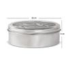 KSJONE Large Spice Container Masala Dabba With 9 Compartments, Masala Box, Spice Container Box, Stainless Steel Spice Box Indian Masala Dabba with Transparent Lid view 4