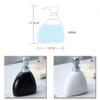 450ml Ceramic Soap Dispenser Countertop Lotion Bottle Bathroom Kitchen Hand Lotion Dispenser Container Soap Pump (Color : Black) view 3