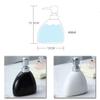 450ml Ceramic Soap Dispenser Countertop Lotion Bottle Bathroom Kitchen Hand Lotion Dispenser Container Soap Pump (Color : White) view 4