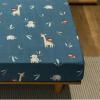 CFYCYHDZHT Breathable Bed Sets,Queen Thick Pure Cotton Brushed Mattress Protector, Bedroom Homestay Animal Printing Non-Slip Fitted Sheets,Jungle,150cmx200cm view 3