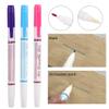 3Pcs Disappearing Ink Marking Pen Double Head Water Erasable Pen Professional Sewing Colored Mark Pen view 2