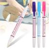 3Pcs Disappearing Ink Marking Pen Double Head Water Erasable Pen Professional Sewing Colored Mark Pen view 4
