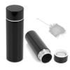 CASEMATIX Stainless Steel 5-Ounce Travel Spittoon Bottle - Portable Dip Spit Cup with Wide Mouth, Black, Reusable for Chew view 1