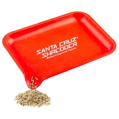 Santa Cruz Shredder Tray - Smooth Rounded Edges, Spout for Easy Filling - Durable Design for Effortless Experience Small