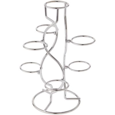 Bard's Silver Egg Stand/Holder, 7 Egg Display, 1.375" Diameter, Pack of 2