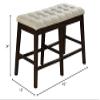 Furniture Dining Bench, Beige view 3