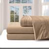 Manyshofu Extra Deep Pocket Twin Sheets Set - Hotel Luxury 1800 Thread Count Sheets & Pillowcases - Kids Bedding Set up to 24" Mattress - Khaki Bed Sheets 18-24 Inch Deep Pockets - 3 Piece view 2