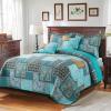 BEDIFANY 3 Pieces Cotton King Size Quilt Sets, King Bedspread Lightweight Quilted Reversible Coverlets Farmhouse Quilt Bedding Sets Boho King Quilt Set for Bed Decorations for All Seasons view 2