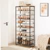 HOOBRO 10-Tier Shoe Rack, 29.5" L Shoe Storage Organizer, Large Capacity Shoe Shelf for Front Door Entrance, Entryway, Hallway, Holds 36-40 Pairs of Shoes, Closet, Rustic Brown and Black BF107XJ01 view 2
