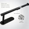 Gewtur Paper Towel Holder Under Cabinet - Self Adhesive Paper Towel Roll Holder Wall Mount, Matte Black Stainless Steel Towel Paper Holder for Kitchen, Bathroom, Cabinets (2 Pcs) view 4