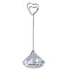Zerodis Table Number Holder, Rhinestone Place Card Holders Table Number Wedding Heart Shaped Stable Premium Metal Sturdy Place Card Holder Tall Place Card Holders for Wedding Favors view 1