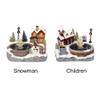 DUO ER Table Dynamic Music Craft with Light Ornament Fake Fountain Home Decor Christmas Snow House Holiday for Christmas view 3