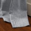 ChadMade 120 inches Wide Natrual Cotton Curtain Pravicy Protecting Drape for Bedroom Kids' Room Traverse Rod Versatile Rod Pocket Hook Belt Back Tab 120Wx84L, 1 Panel, Grey, Sarai Collection view 4