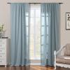 ChadMade Pravicy Protecting Drapery Cotton Curtain 84 inches Long for Living Room Bedroom 100Wx84L, 1 Panel, Sea Angel, Sarai Collection view 3