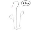Zerodeko 2pcs Stainless Steel Shoes Dryer Rack Hanger Hook Organizer for Closet Garage Keeps Boots Shape Lightweight and Convenient Design view 2