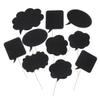 20pcs Chalkboard Sign Photo Booth Props DIY Selfie Photo Props Chalkboard Message Signs for Weddings Birthday Engagement Party Favors view 1