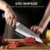 BRODARK Japanese Chef Knife, Damascus Chef Knife 8 inch with Japanese VG-10 Steel Core, Ultra-Sharp Professional Kitchen Knife, Handcrafted with Ebony Wood Handle, Holiday Gifts view 3