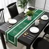 Libaoge St Patricks Day Table Runner 72 inches Long Luck Shamrocks Green Buffalo Plaid Check Burlap Coffee Table Runners for Family Dinner, Parties, Wedding, Gathering 14x72inch view 3