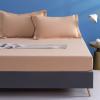CFYCYHDZHT Bedding Extra Deep Fitted Sheets,Cotton Brushed Solid Color Mattress Protector, Long-Staple Cotton Non-Slip Deep Pocket Mattress Cover for Single Double Bed,Green,150cmx200cm view 3