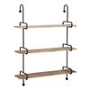 Powell Linon Chrisley Metal Wall Shelves in Black view 1