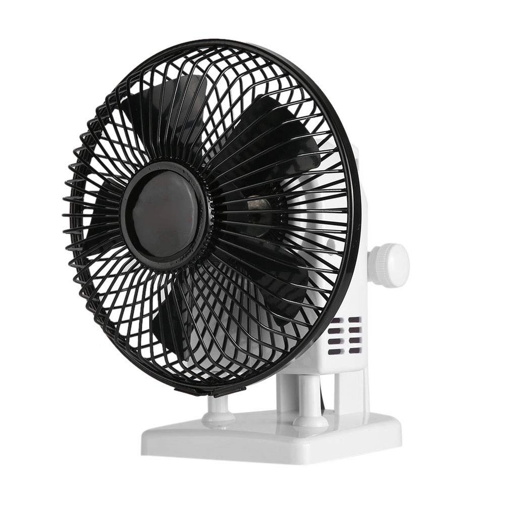 Agatige Mini Electric Fan, 2 Gear Wind Speeds High Rotational Speeds Portable Quiet Table Desk Manicure Fan Dryer Manicure Tool for Bedroom, Office, Table