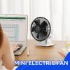 Agatige Mini Electric Fan, 2 Gear Wind Speeds High Rotational Speeds Portable Quiet Table Desk Manicure Fan Dryer Manicure Tool for Bedroom, Office, Table view 2