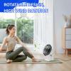 Agatige Mini Electric Fan, 2 Gear Wind Speeds High Rotational Speeds Portable Quiet Table Desk Manicure Fan Dryer Manicure Tool for Bedroom, Office, Table view 3