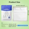 4 PCS Disposable Bed Sheet Queen Size, Travel Sheet for Hotel, Disposable Sheet for Travel Bedding Cover Portable Sheet with 1 Quilt Cover, 1 Sheet and 2 Pillowcase for Travel Business Trip Spa Hotel view 2