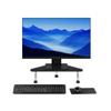 Furinno Turn-N-Tube Corner Monitor Riser Stand with Stainless Steel Tubes, Americano view 4