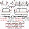 CAMZ Velvet Sofa Slipover for L/U Shape Sofa Cover, Stretch1 2 3 4 Seater Sectional Couch Cover Non Slip Furniture Protector for Kids Pets Dogs (White L Shape (3 Seater+3 Seater)) view 4