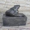 EUROPEAN BRONZE Polar Bear Hot Cast Wildlife Cabin Decor Home Decoration Original Artwork Figure view 3