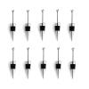 10Pcs Wine Stoppers for Wine Bottles, ENLAYER Stainless Steel Wine Saver Bottle Stopper, Reusable Wine Corks for Beverage, Silicone Wine Stopper For Gifts, Holiday Party, Wedding, Bar view 1