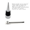 10Pcs Wine Stoppers for Wine Bottles, ENLAYER Stainless Steel Wine Saver Bottle Stopper, Reusable Wine Corks for Beverage, Silicone Wine Stopper For Gifts, Holiday Party, Wedding, Bar view 4