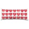 College Covers Heart Monogram Pillow, 16" x 6", T view 2