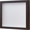 10x10 Brown Walnut Shadow Box Frame | 3/4" of Depth - Lots of Display Room for Jerseys, Keepsakes, Objects, & Memorabilia | UV Resistant Acrylic and Acid Free Backing | Includes Hardware view 1