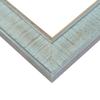 10x15 Frame Blue Ashy Green Distressed Solid Wood Picture Frame Width | 1.625 Inch Moulding Width | Sonoma Blue Frame Complete with UV Acrylic Plexiglass, Foam Board Backing & Hanging Hardware view 2