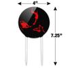 Acrylic The Batman Vengeance Cake Topper Party Decoration for Wedding Anniversary Birthday Graduation view 2