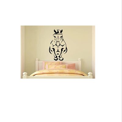 Horse Wall Decal, Teen Girls Bedroom, Western Room Decoration, Jumping Pony Sticker, Horse Truck Trailer Graphic, Custom Design, Horse Rider (12 X 27 inches)