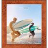 Poster Palooza 10x20 Traditional Honey Pecan Complete Wood Picture Frame with UV Acrylic Plexiglass, Foam Board Backing & Hardware Included view 4