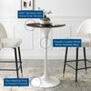 Modway Lippa Bar Table with White Cherry Walnut Finish EEI-5199-WHI-CHE view 4