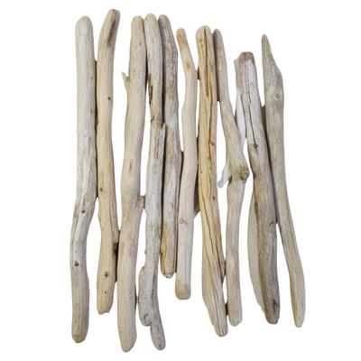 One Driftwood Pole - You Pick The Size - Rod Hanging Weaving Macrame DIY Closet Nursery Shower Craft, Wedding Decor, Vase Filler, Beach House, Boho (2-3 Inches Thick, 6 Foot Long)