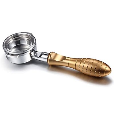 Bottomless Naked Portafilter Compatible 58MM Alloy Coffee Machine Handle, Suitable for Breville 9 Series Espresso Machine Stainless Steel Coffee Filter Espresso accessories (Color : C)