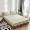 100% Pure Cotton Bedding.Fitted Sheet 14inches Deep Pocket, Fully Elasticized, Silky and Long-Lasting,400 Threads Counts 100% Cotton. Ivory Solid,Twin Size view 3