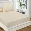 100% Pure Cotton Bedding.Fitted Sheet 14inches Deep Pocket, Fully Elasticized, Silky and Long-Lasting,400 Threads Counts 100% Cotton. Ivory Solid,Twin Size view 4