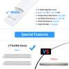 Cestluck 4'' 17 Ft Mini Split Line Cover Set Kit, Ductless Pipe Cover for Mini Split Line, Line Set Cover for Mini Split, Central AC Pipe Cover view 3