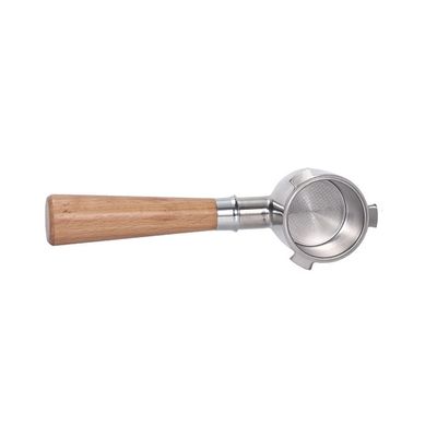 Bottomless Naked Portafilter Compatible 51mm Coffee Handle, Compatible With Delong 9335 Espresso Machine, Stainless Steel Coffee Appliance (three Ears) Espresso accessories (Color : B)
