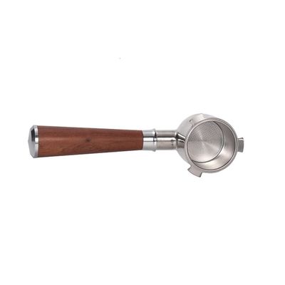 Bottomless Naked Portafilter Compatible 51mm Coffee Handle, Compatible With Delong 9335 Espresso Machine, Stainless Steel Coffee Appliance (three Ears) Espresso accessories (Color : H)