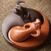 XIALON 10.5cm Handmade Cattle Statue Tea Pet Decorations Tea Play Tea Ceremony Kung Fu Tea Set view 1