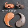 XIALON 10.5cm Handmade Cattle Statue Tea Pet Decorations Tea Play Tea Ceremony Kung Fu Tea Set view 3