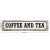 Coffee and Tea Metal Sign Coffee and Tea Sign Coffee and Tea Custom Street Sign Coffee and Tea Metal Wall Art Metal Wall Hanger Home Decor Wall Decorations for Front Porch Housewarming Gift view 2
